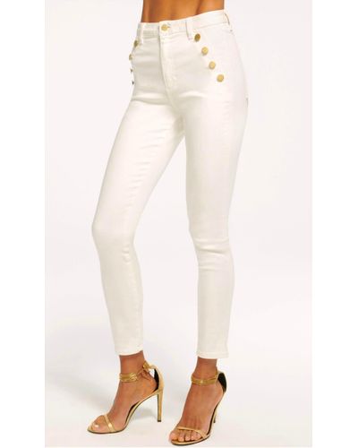 Ramy Brook Helena Skinny Jean In White