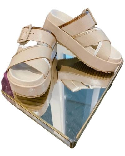 Matisse Micah Platform Sandals - Natural