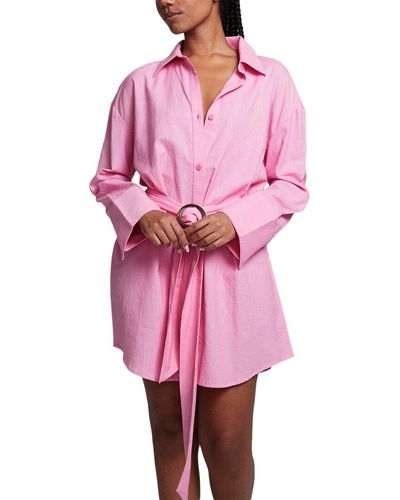 Chaser Brand Pacific Coast Shirtdress - Pink