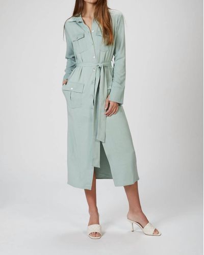 The Line By K Bree Trench Dress - Green