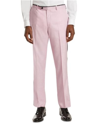 Paisley & Gray Tuxedo Slim Fit Suit Pants - Pink