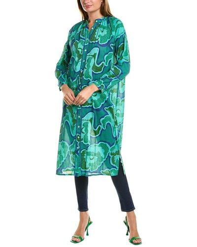 Ro's Garden Damasia Tunic Dress - Green