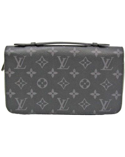 Louis Vuitton Zippy Xl Canvas Wallet (pre-owned) - Gray