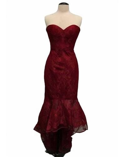Bariano Sphene Gown - Red