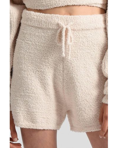 Molly Bracken Soft Knit Lounge Shorts - Natural