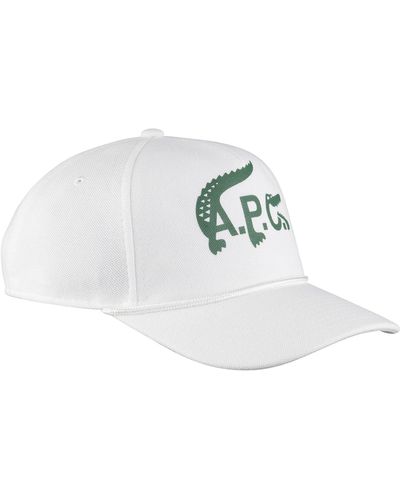 A.P.C. Baseball Cap - White