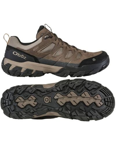 Obōz Sawtooth X Low Waterproof Hiking Shoes - Brown