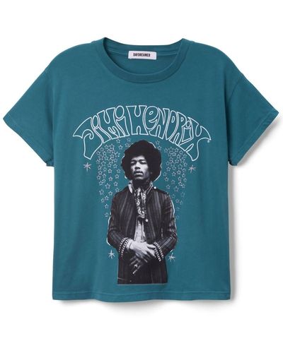 Daydreamer Jimi Hendrix Solo Tee - Blue