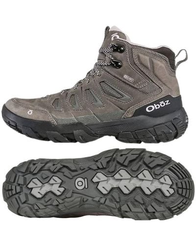 Obōz Sawtooth X Mid B-dry Hiking Shoes - Gray