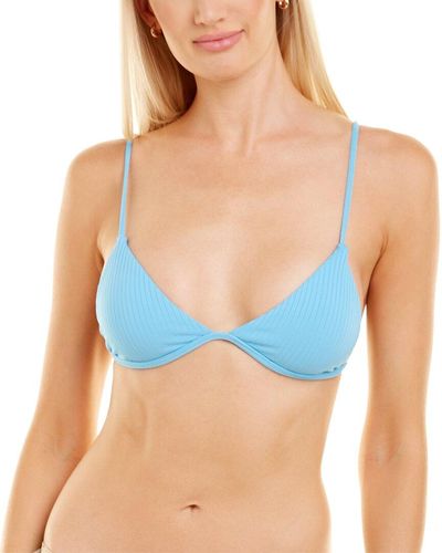 VYB Holly Fixed Triangle Bikini Top - Blue