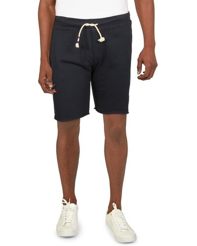 Sol Angeles Slim Fit Knit Casual Shorts - Blue