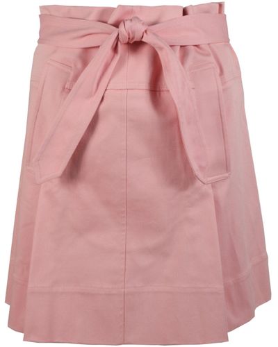 Ferragamo Belted Mini Skirt - Pink