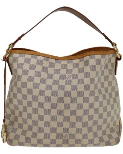 Louis Vuitton Deful Canvas Shoulder Bag (pre-owned) - Gray