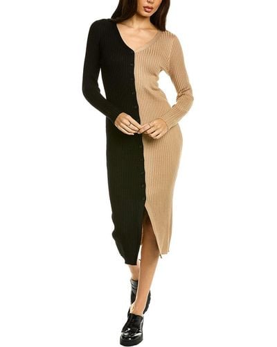 Taylor Ribbed Sweaterdress - Black