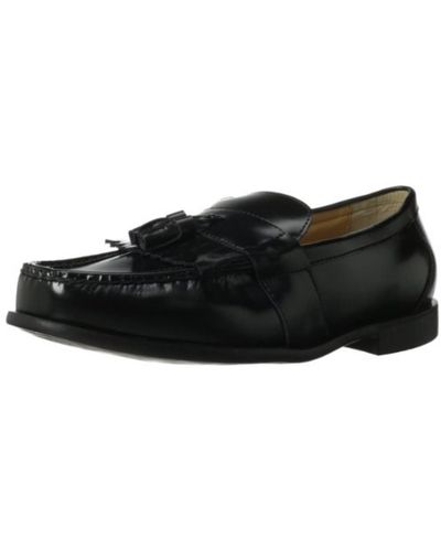 Nunn Bush Keaton Leather Comfort Insole Tassel Loafers - Black