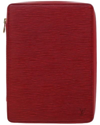 Louis Vuitton Pochette Leather Clutch Bag (pre-owned) - Red