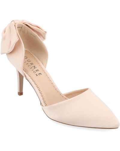 Journee Collection Collection Tanzi Pump - Natural