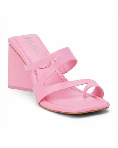 Matisse Oslo Heeled Sandal - Pink