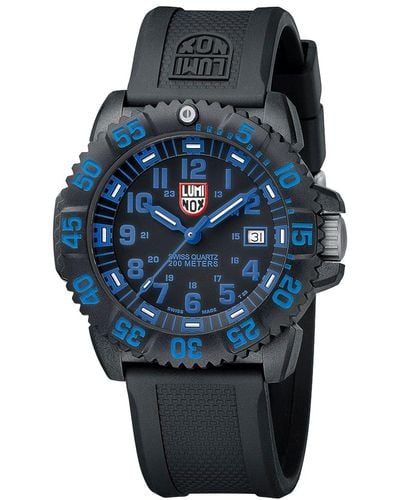 Luminox Navy Seal Colormark 44mm Quartz Watch - Blue
