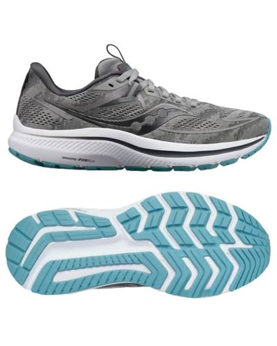 Saucony Omni 21 Running Shoes - D/wide Width - Gray