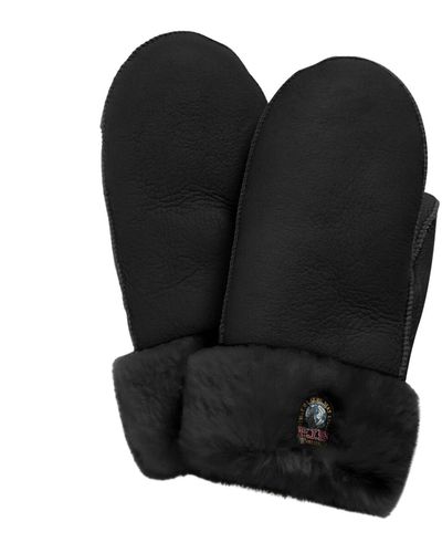 Parajumpers Shearling Mittens - Black