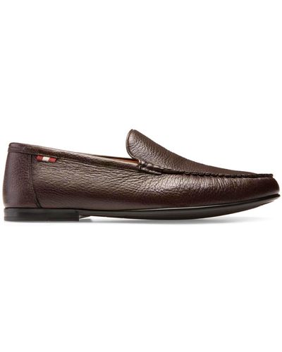 Bally Craxon 6225713 Coffee Leather Loafers - Brown