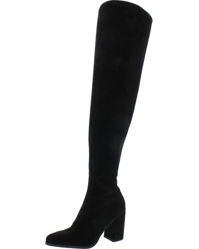 Dolce Vita Faux Suede Lifestyle Knee-high Boots - Black