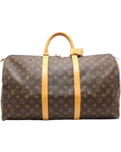Louis Vuitton Keepall 50 Canvas Travel Bag (pre-owned) - Metallic