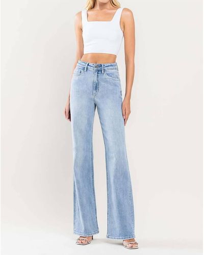 Flying Monkey Brianne Flare Jeans - Blue