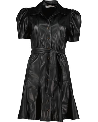 Bishop + Young Clea Vegan Leather Dress - Black