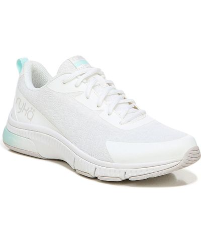 Ryka Re-run Leather Gym Casual And Fashion Sneakers - White