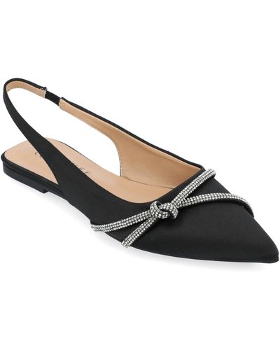 Journee Collection Collection Rebbel Flats - Black