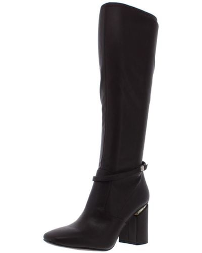 Franco Sarto Roxanne Faux Leather Tall Knee-high Boots - Black