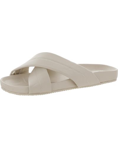 Alfani Slip On Footbed Sandals - White