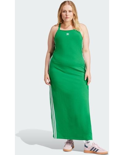 adidas Adicolor 3-stripes Maxi Dress - Green