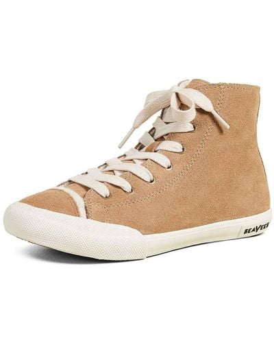 Seavees Army Issue High Wintertide Sneaker - Natural