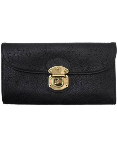 Louis Vuitton Amelia Leather Wallet (pre-owned) - Black