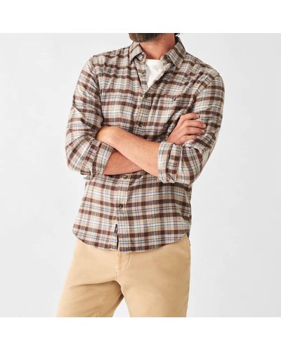 Faherty The Movement Flannel Shirt - Natural