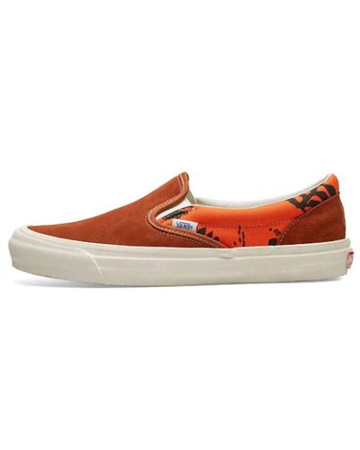 Vans Modernica U Og Classic Slip On Shoes - Orange
