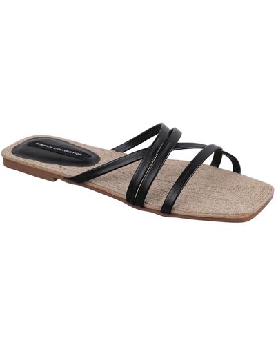 French Connection North West Rope Sandals - Brown