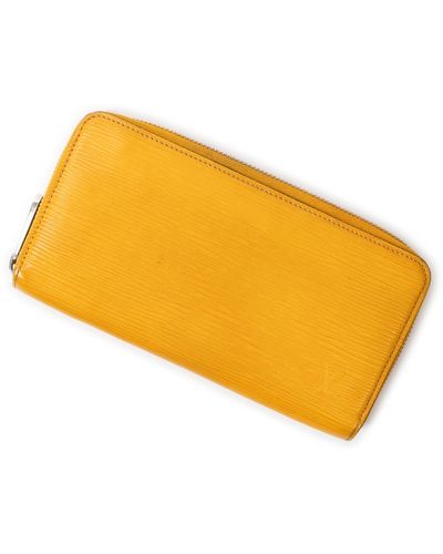 Louis Vuitton Leather Orange Wallets for Women for sale