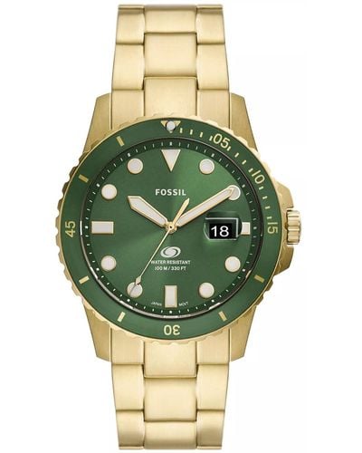 Fossil Blue Dive Dial Watch - Green