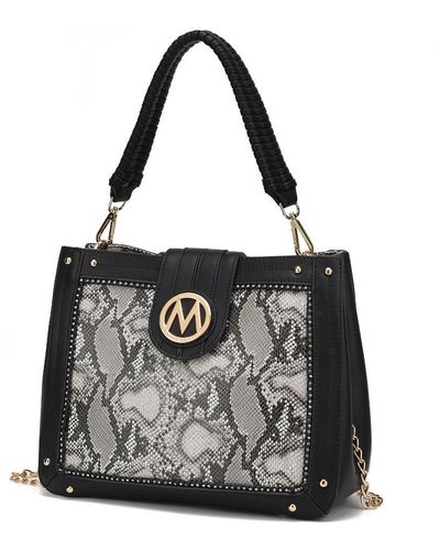 MKF Collection by Mia K Kamala Shoulder Vegan Leather 's Handbag - Black