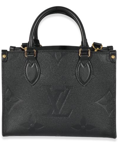 Louis Vuitton Monogram Empreinte Onthego Pm - Black