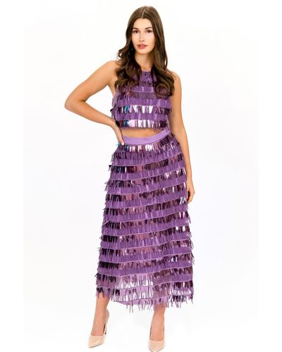 Eva Franco Jasmina Skirt - Purple
