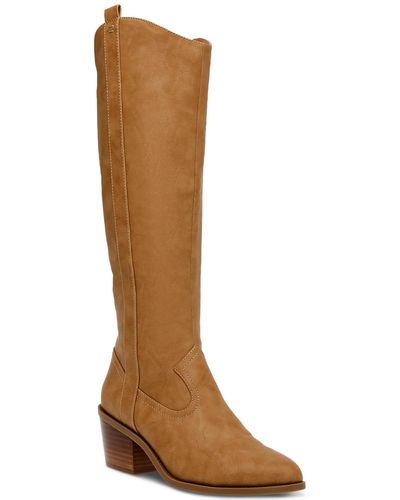 DV by Dolce Vita Ozzy Faux Leather Tall Knee-high Boots - Brown
