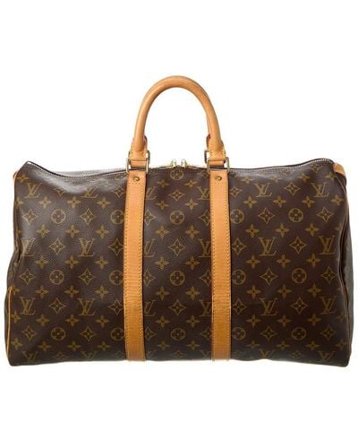 Louis Vuitton Damier Ebene Canvas Keepall 45 (authentic Pre-owned) - Brown