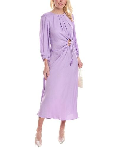 FARM Rio Cutout Maxi Dress - Purple