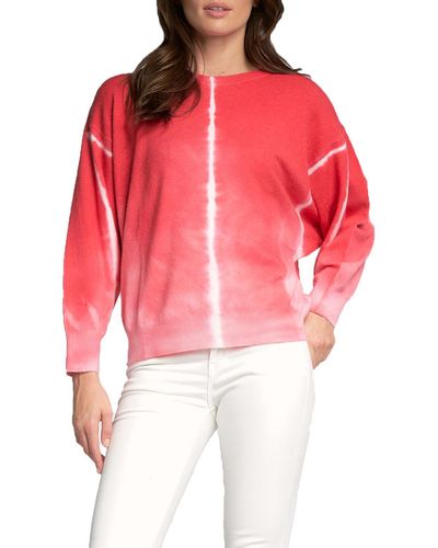 Elan Loungewear Comfy Crewneck Sweater - Red
