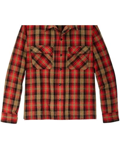 Filson Buckner Wool Camp Shirt - Red